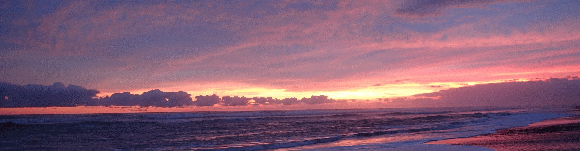 Beautiful sunset on the beach